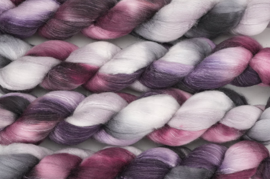 Black Iris - US Shaniko Wool/Mulberry Silk