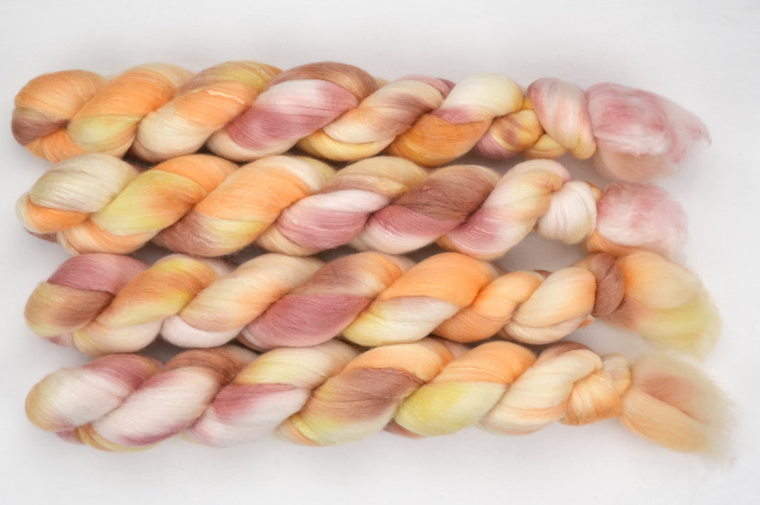 Peachy Keen - US Shaniko Wool/Mulberry Silk