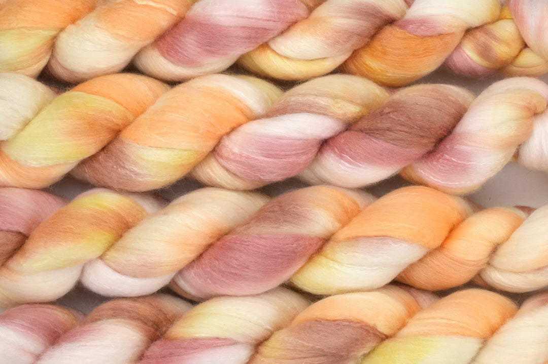 Peachy Keen - US Shaniko Wool/Mulberry Silk