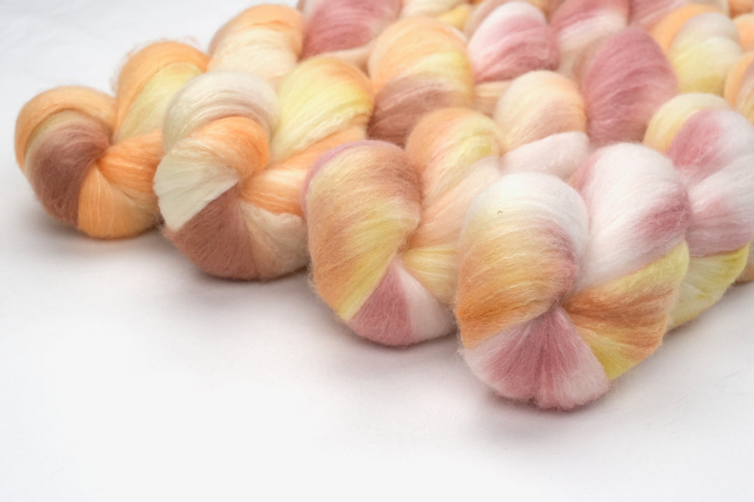Peachy Keen - US Shaniko Wool/Mulberry Silk